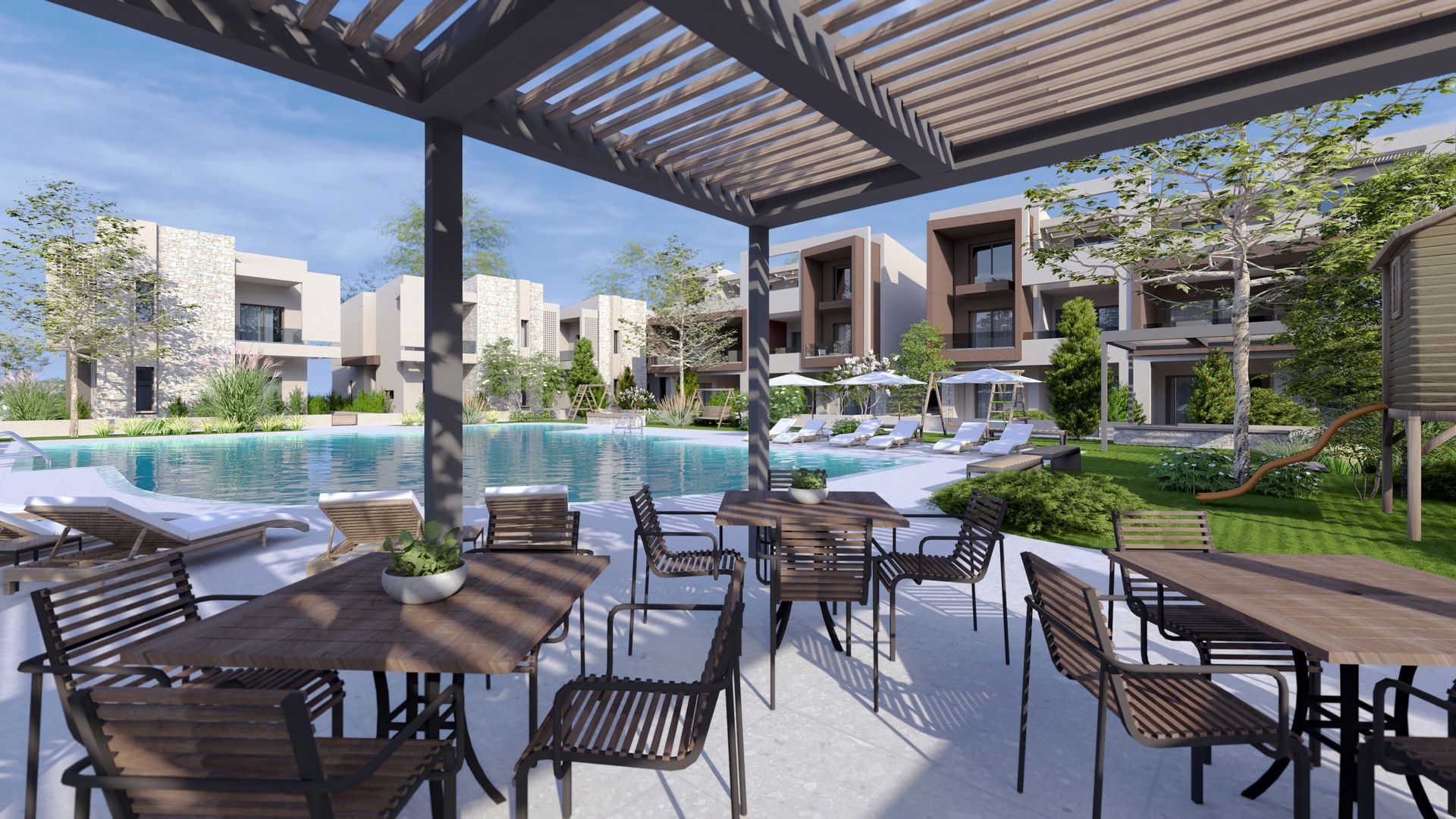 3. Pergola area