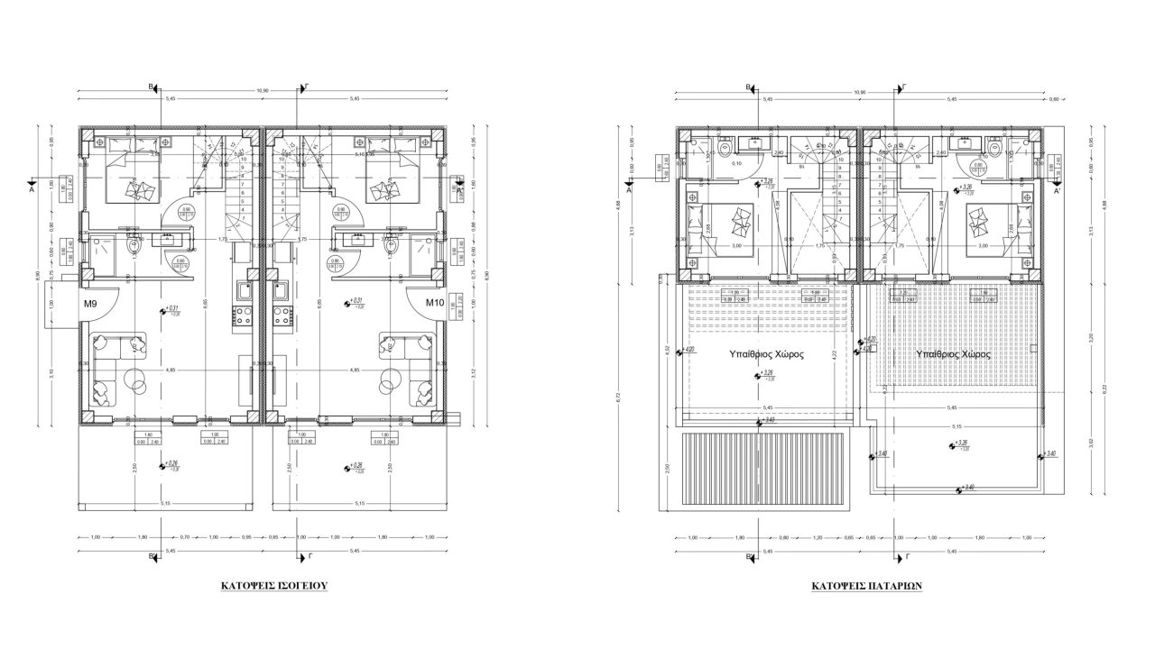 M9, M10 PLANS