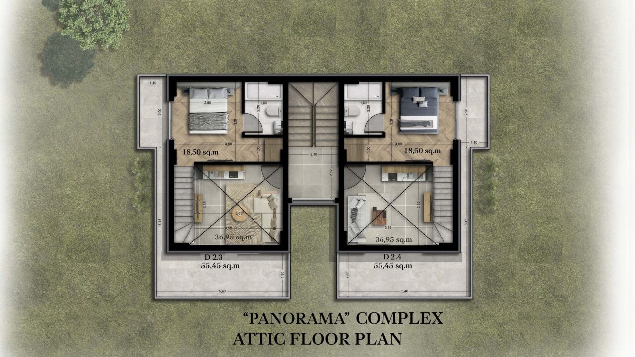 OIKOPEDO_1B K1 ATTIC FLOOR PLAN