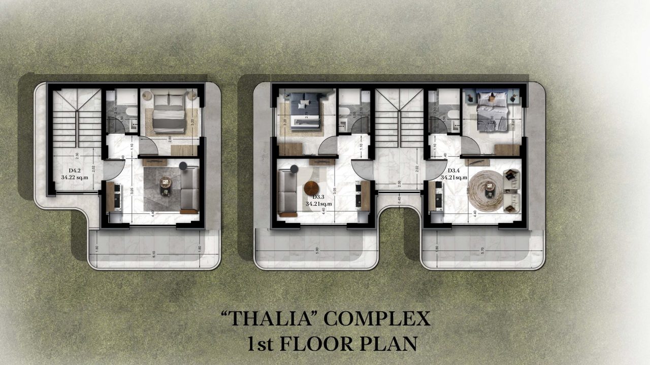 THALIA B3, B4 1ST FLOOR PLAN