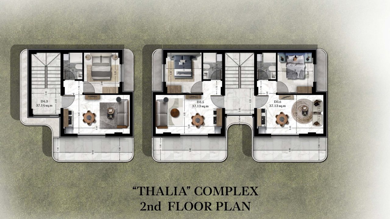 THALIA B3, B4 2ND FLOOR PLAN